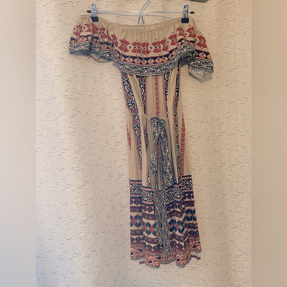 Western Off-the-shoulder Dress